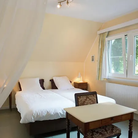 Beautiful With Garden Near Forest In Ardennes